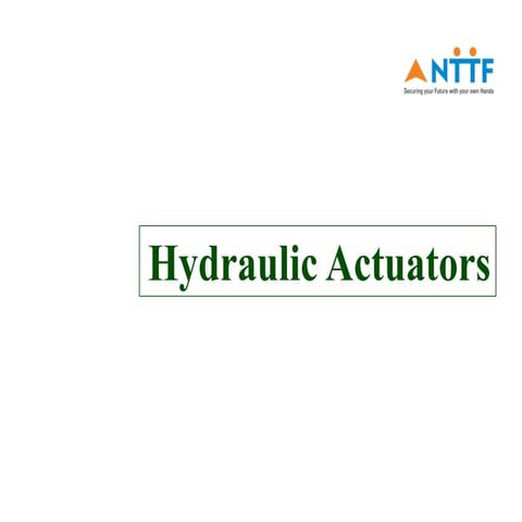 Hydraulic actuators