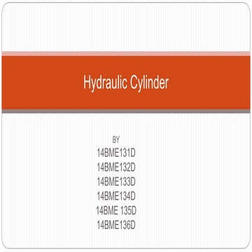 Design of Hydraulic cylinder