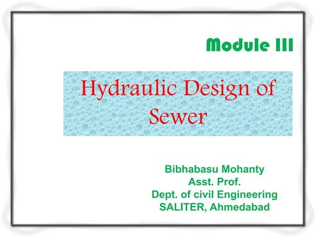 Sewage Treatment Plant Design Calculation