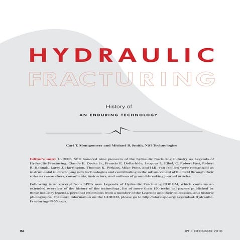 Hydraulic Fracturing | PDF