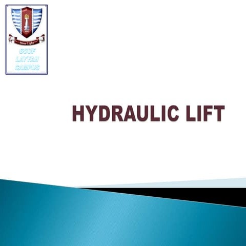 Hydraulic Lift