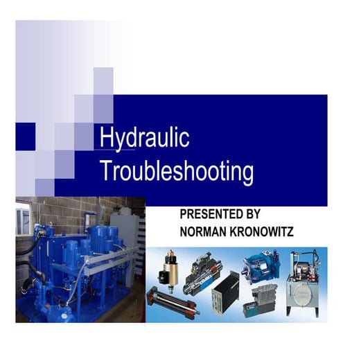 Hydraulic Maintenance and Troubleshooting