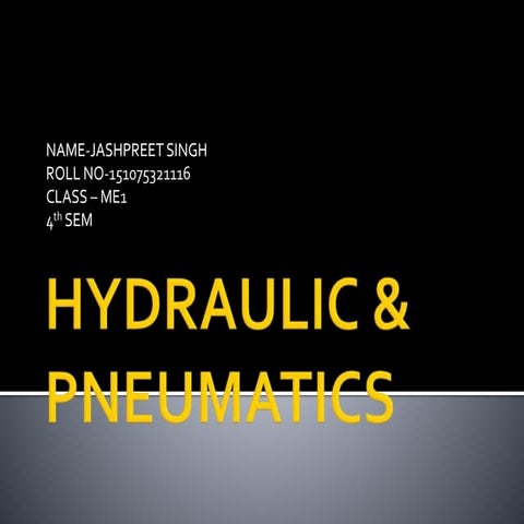 Hydraulic &amp; pneumatics