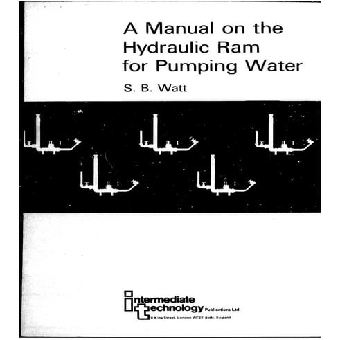 Hydraulic Ram Pump System Design Manual ~ Peace Corps | PDF