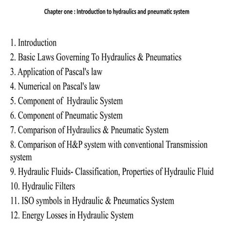 Hydraulics and Pnuematics Unit No 01.pptx