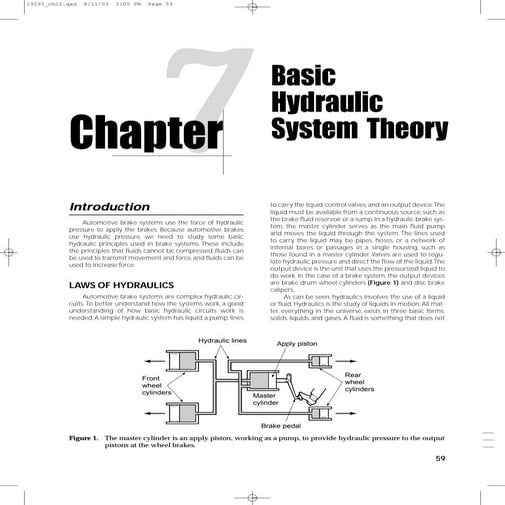Hydraulic system theory PDF
