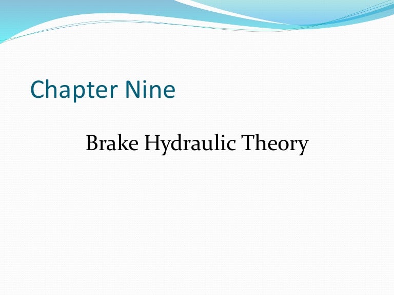 Hydraulic theory