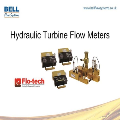 Hydraulic Turbine Flow Meters (flo-tech)