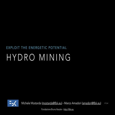 Hydro Mining - Mining Bitcoin and other Cryptocurrencies with hydroelectric p...