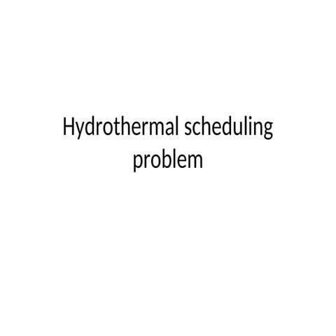 Hydro-Thermal-Scheduling for thermal.ppt
