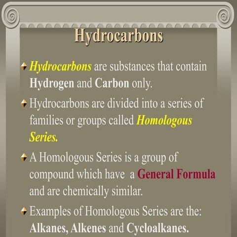 Hydrocarbons