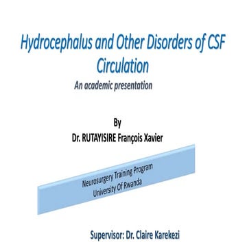 Hydrocephalus and Other Disorders of CSF Circulation.pptx