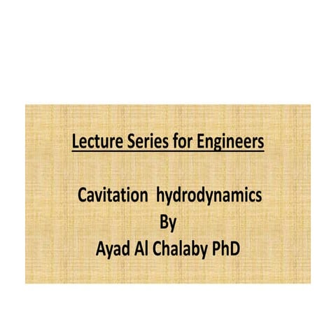 Hydrodynamic cavitation reactor theory.ppt