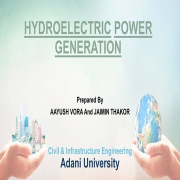 Hydroelectric power generation plant Generator | PDF