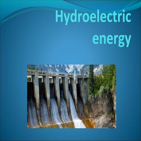 Hydroelectric power plants | PPT