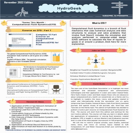 Complete 12 Part Ecourse on Computational Fluid Dynamics(CFD) for Free