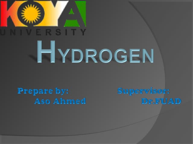 Presentation (Hydrogen)