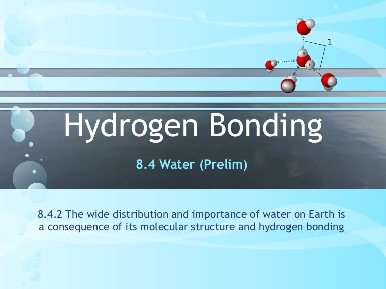 Hydrogen Bonding