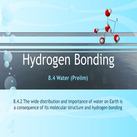 Hydrogen bonding