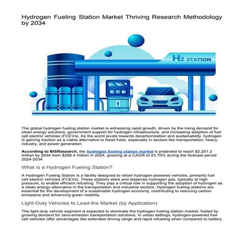 Hydrogen Fueling Station Market Size Analysis | PDF