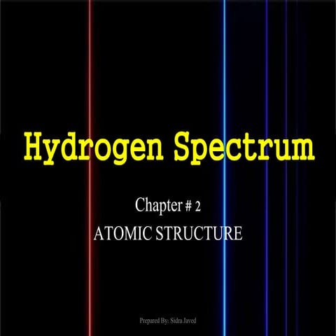 Hydrogen spectrum