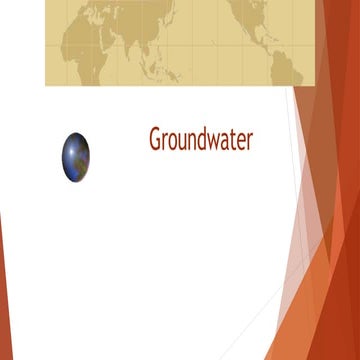 Ground Water Hydrology | PPTX