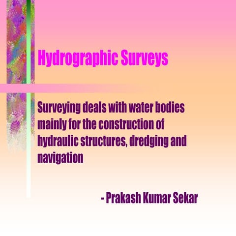 Hydrographic surveying
