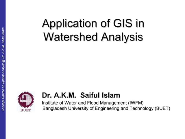 Hydrologic analysis
