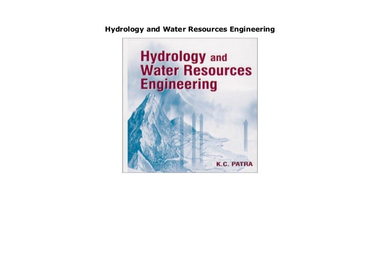 Hydrology and Water Resources Engineering