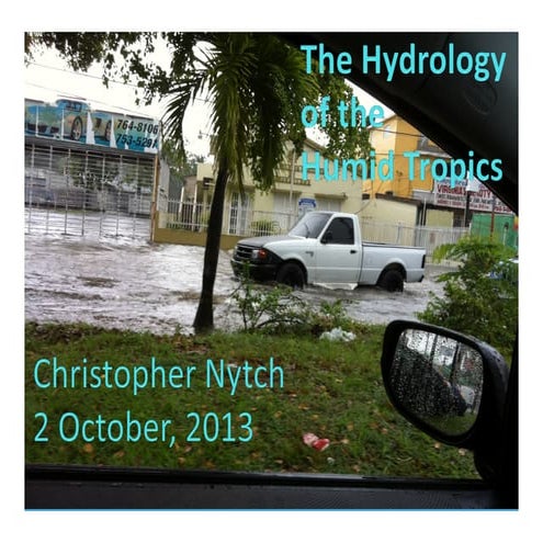 Hydrology of humid tropics Discussion