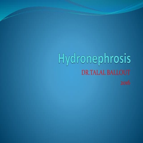 Hydronephrosis