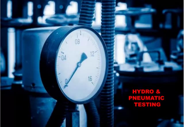 20 Essential Hydrotest Safety Checklist | PDF | Physics | Science