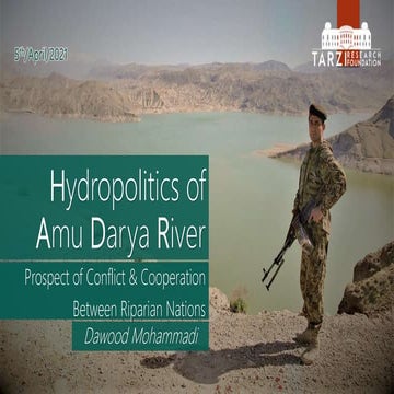 Hydropolitics of Amu Darya River