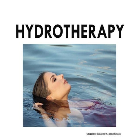 Hydrotherapy - Dr Rohit Bhaskar