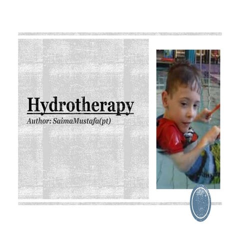Hydrotherapy