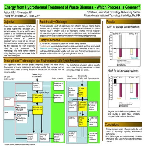 Hydrothermal conversion