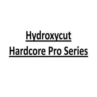 Hydroxycut Hardcore Pro Series