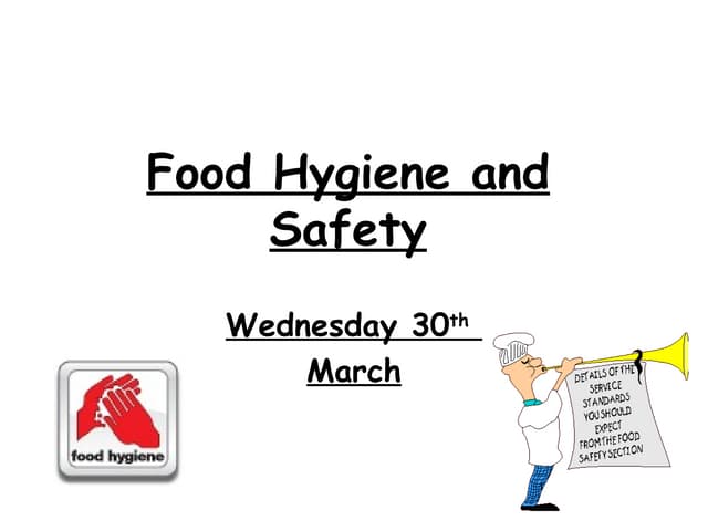 Hygiene and safety powerpoint