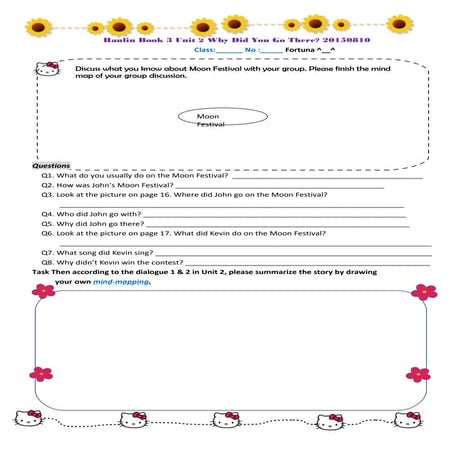 Hanlin English B3 U2 Dialogue