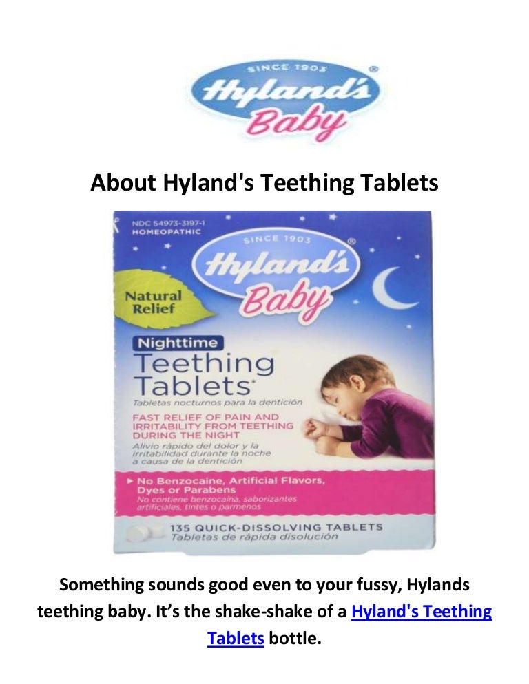 Hyland's Homeopathic Teething Tablets