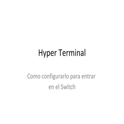 Hyper Terminal