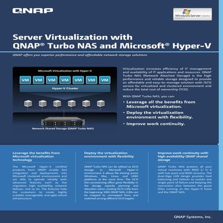 Server Virtualization with QNAP® Turbo NAS and Microsoft® Hyper-V