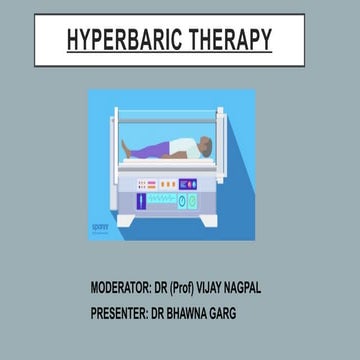 Hyperbaric oxygen therapy | PPTX