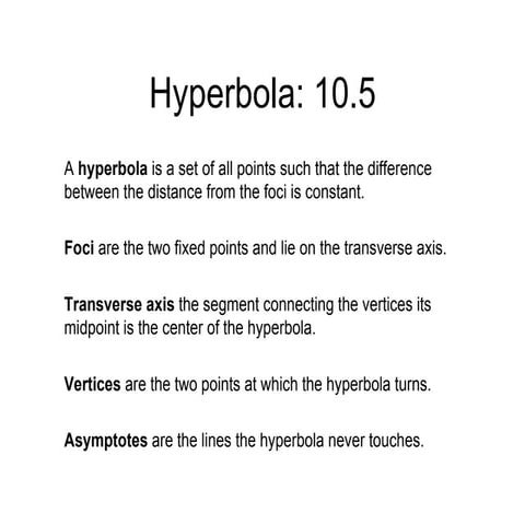 Hyperbola