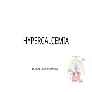 Hypercalcemia | PPT