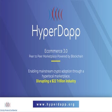 HyperDapp is the new internet protocol for Ecommerce 3.0 marketplace