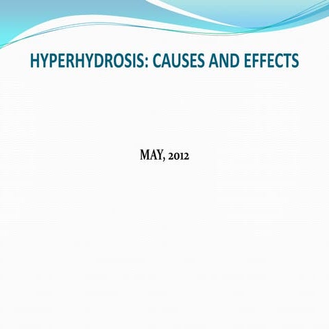 Hyperhydrosis 