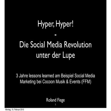 Hyper Hyper Webmontag Mrn   Roland Fiege