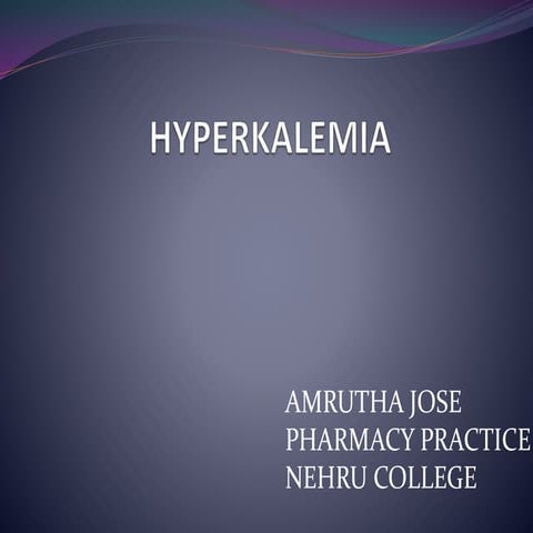 Hyperkalemia