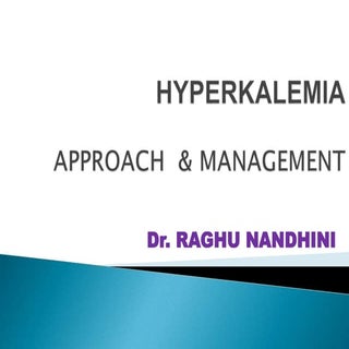 Hyperkalemia 160108171542